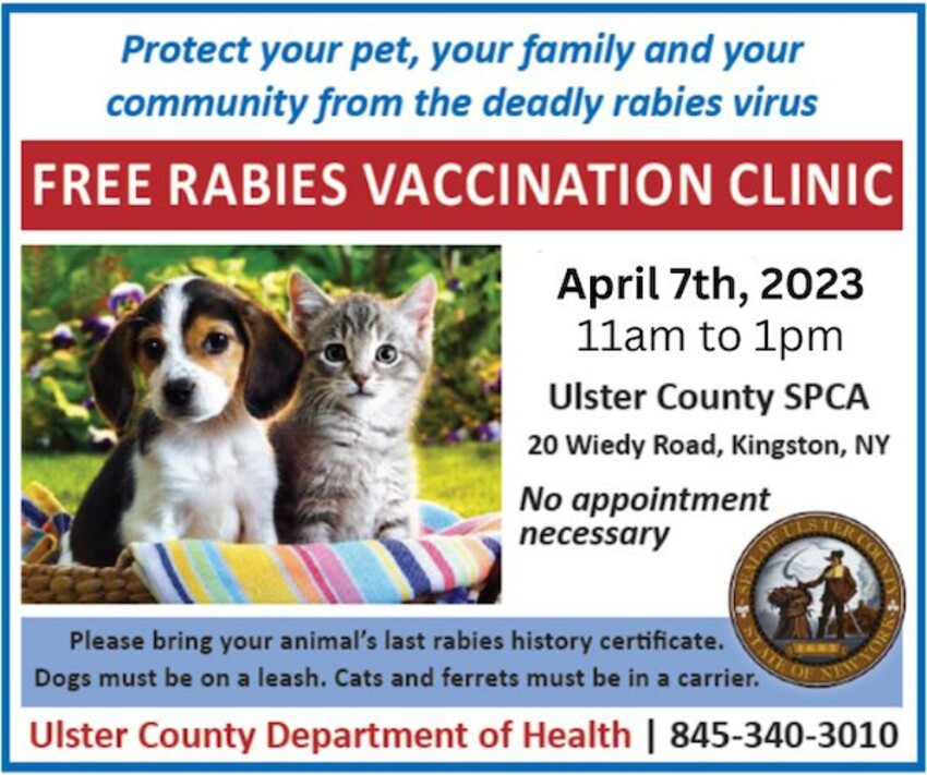 Free Rabies Clinic Blue Stone Press